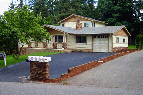 Front of home after remodel